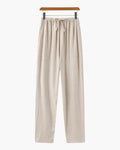 Men's Linen Trousers – Wide Leg Relaxed Fit