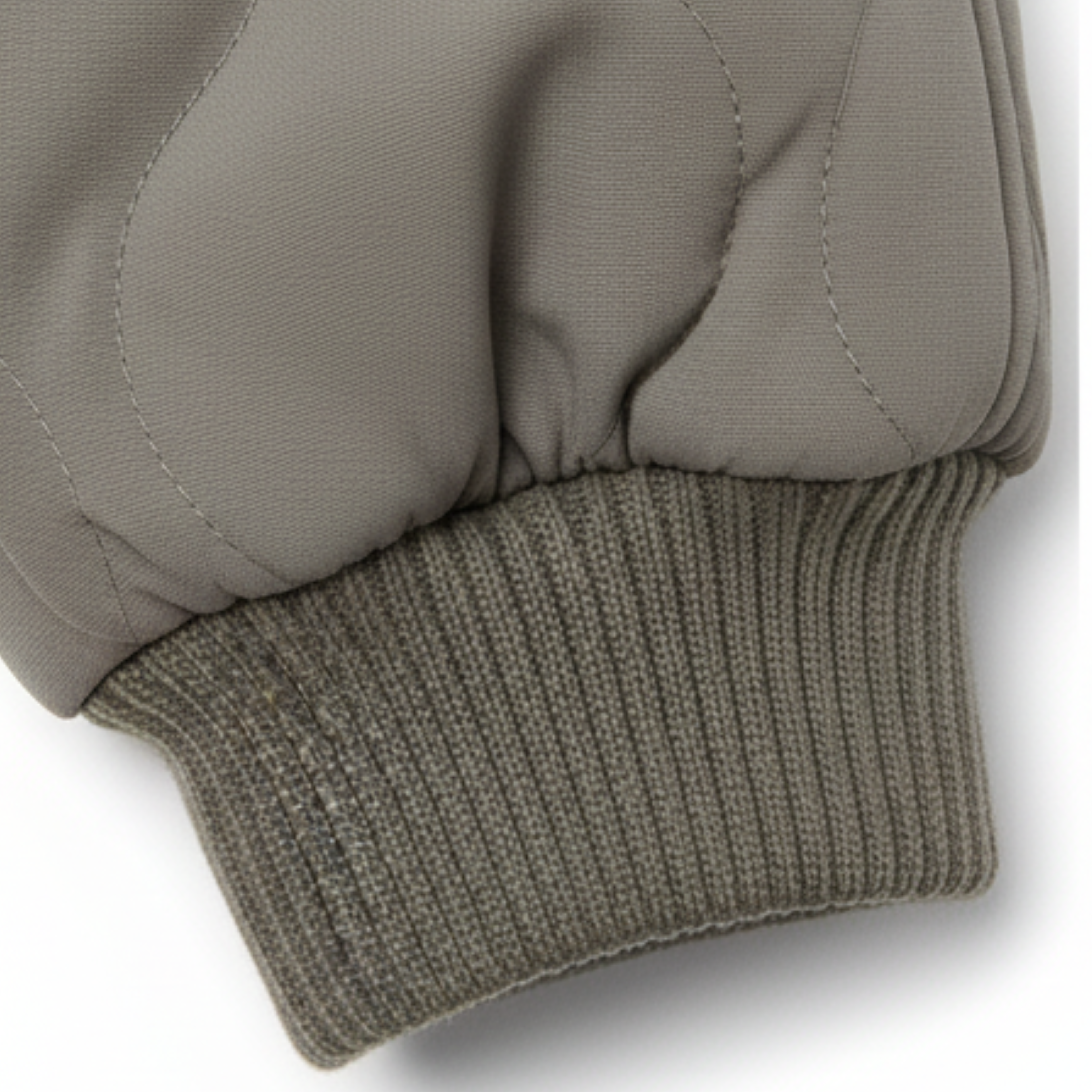 Women's Quilted Bomber Jacket – Lined Full Zip with Ribbed Trim
