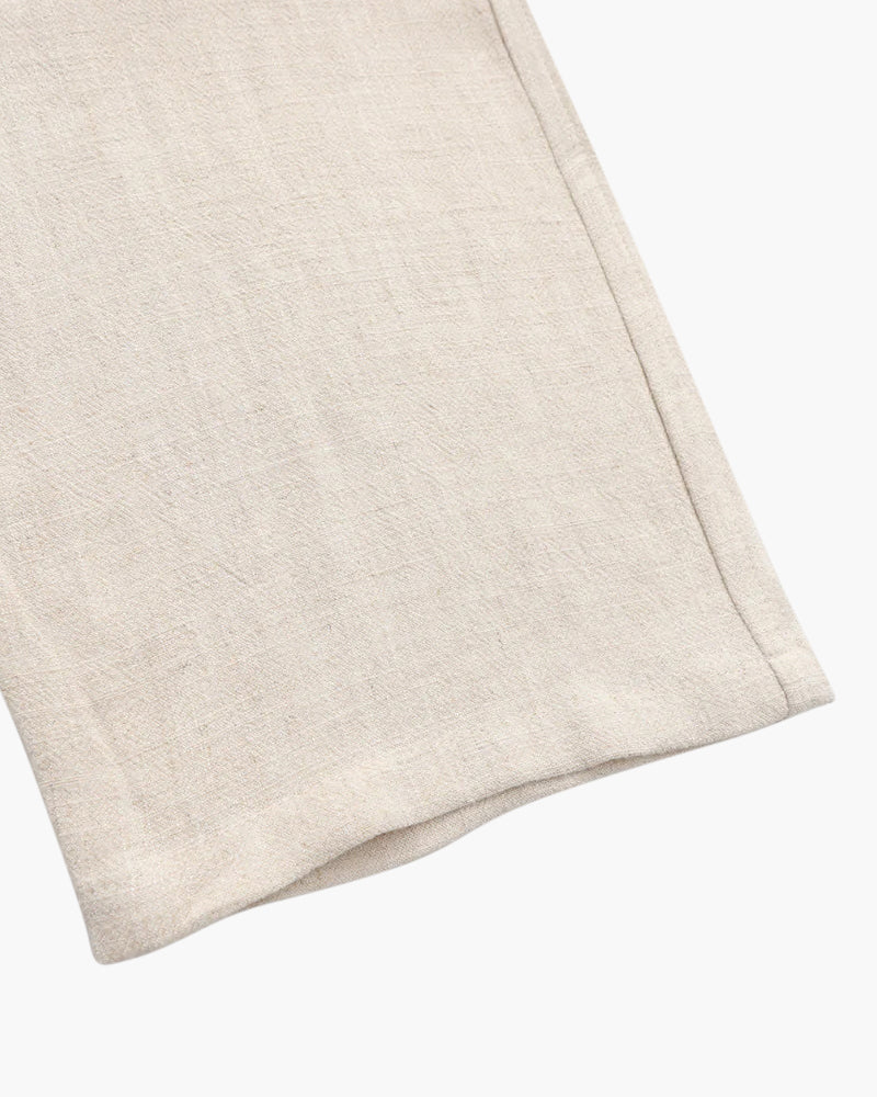 Men's Linen Trousers – Wide Leg Relaxed Fit