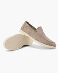 Men's Suede Loafers – Slip-On Business Shoes with Cushioned Insole