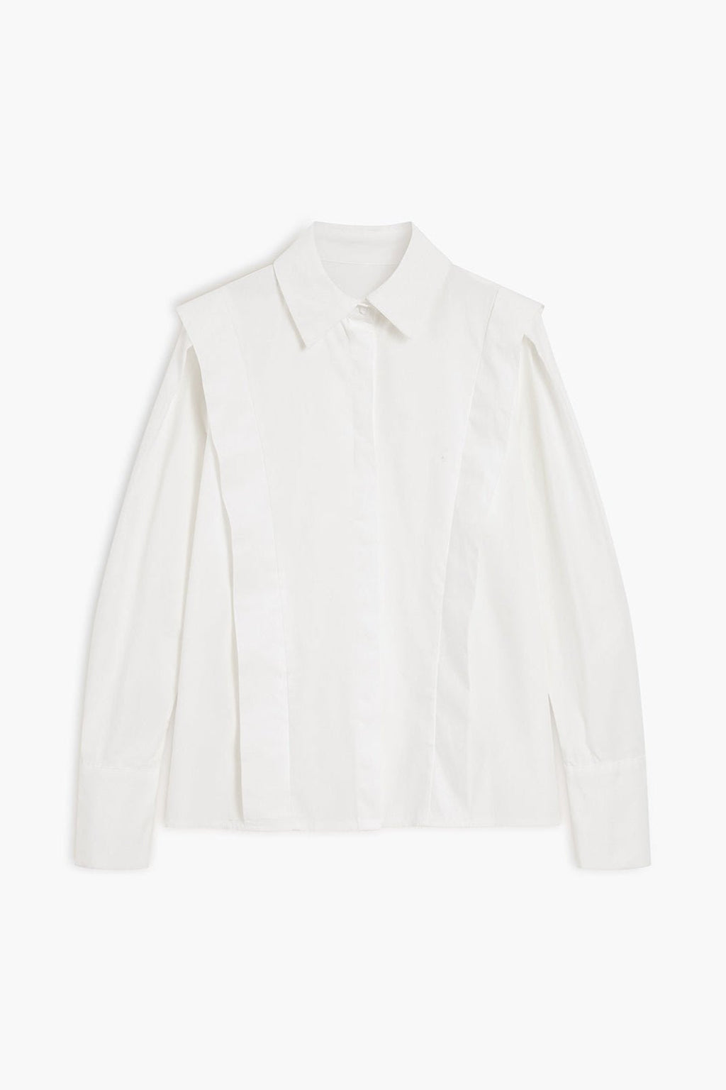 Women's Tailored Office Blouse – Long Sleeve Button-Down Work Top