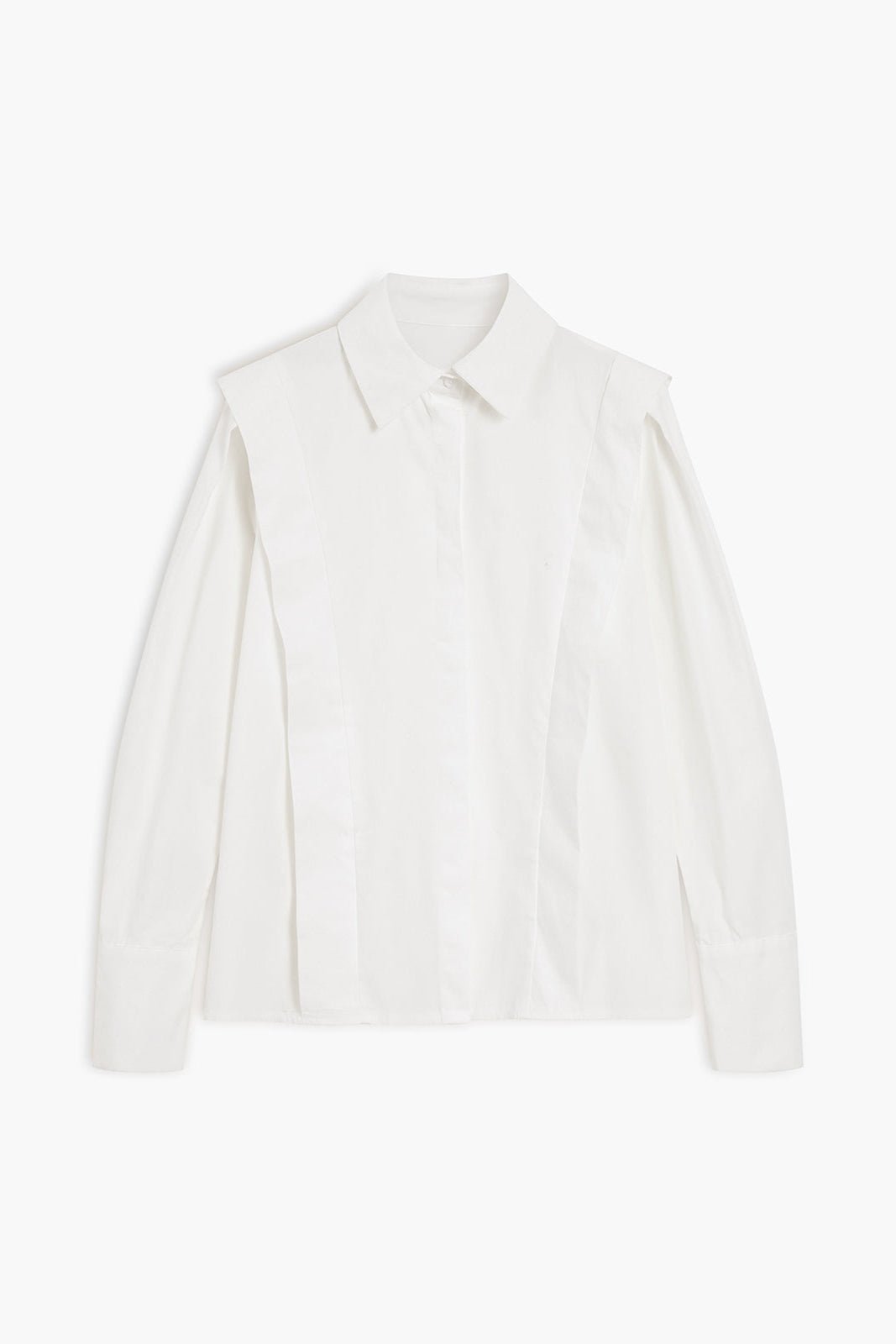 Women's Tailored Office Blouse – Long Sleeve Button-Down Work Top