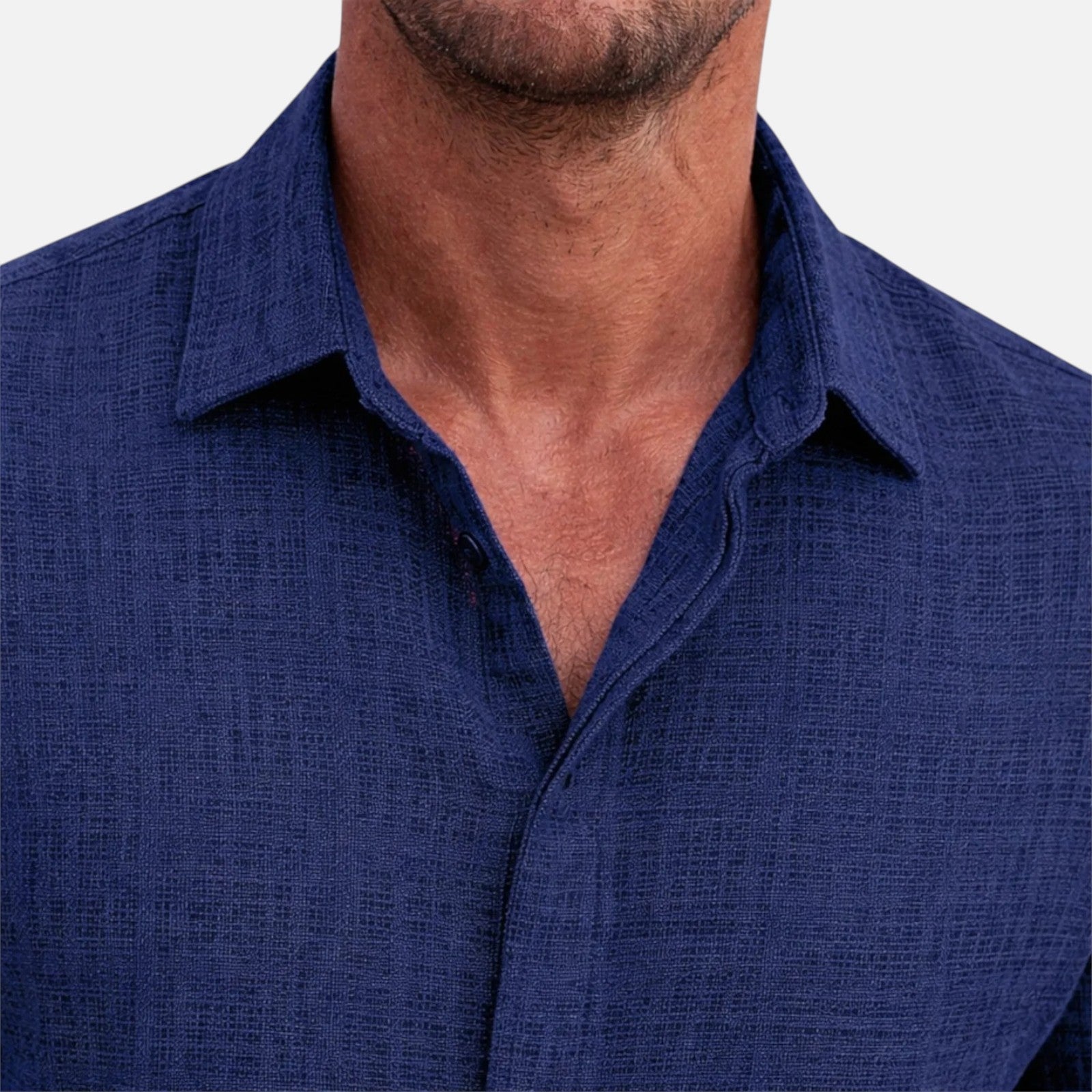 Men's Linen Shirt – Lightweight Button-Up with Chest Pocket