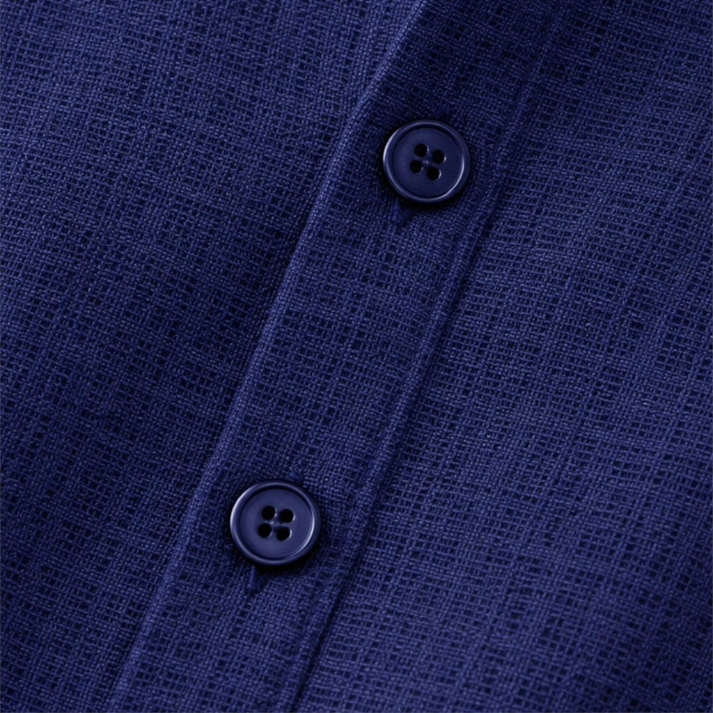Men's Linen Shirt – Lightweight Button-Up with Chest Pocket